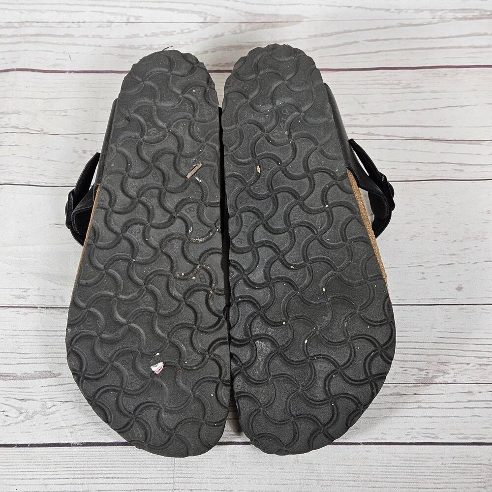 Birkenstock Gizeh Women's Black T-Strap Sandals US 7-7.5 EU 38 Cork Birko-Flor - Picture 5 of 5